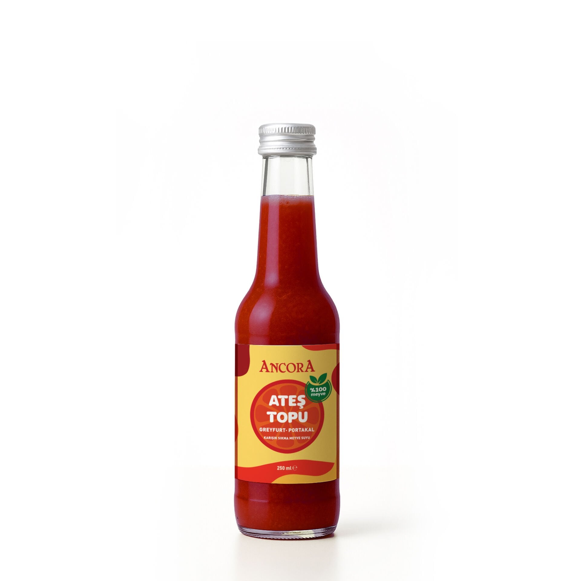 6'lı 250 ml. Ateş Topu Karışık Meyve Suyu
